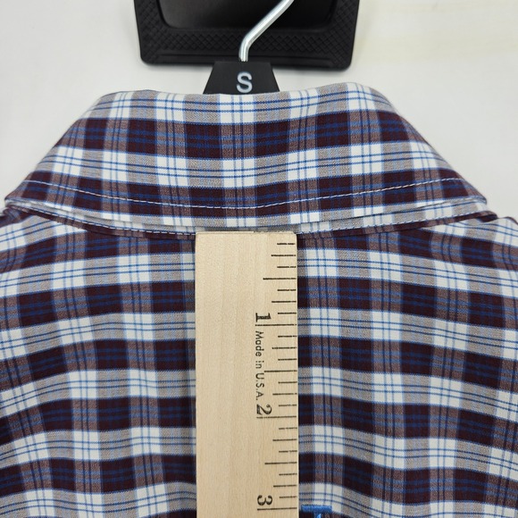 Ariat Shirt Mens‎ Small Wrinkle Free Plaid Western Flip Cuff Button Down - Picture 8 of 11